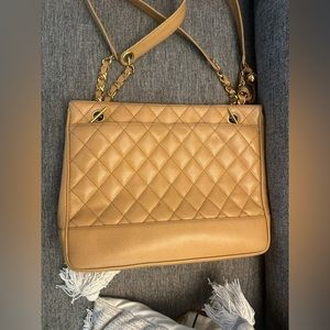 Chanel Beige Shoulder Bag
